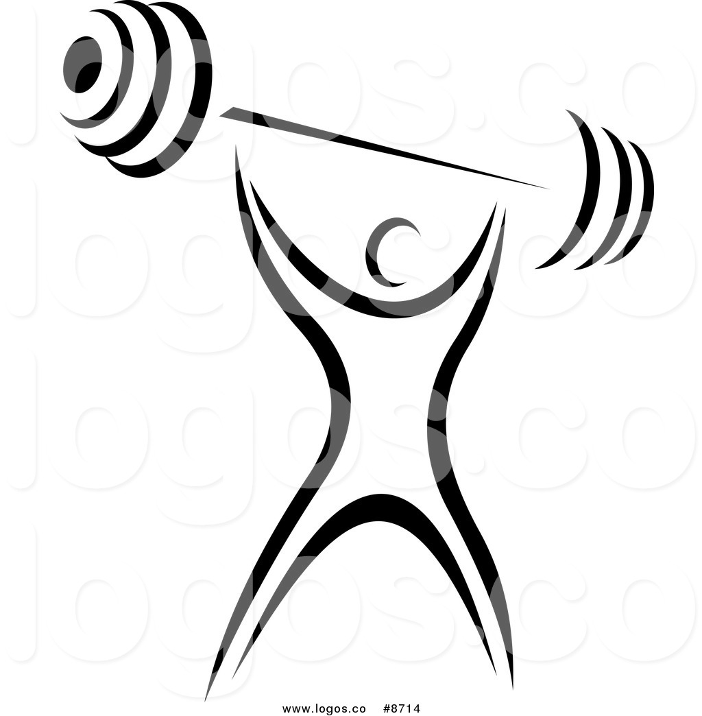 Of A Black And White Bodybuilder Logo By Seamartini Graphics    8714