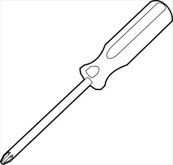 Screwdriver Clip Art Black And White Free Philips Head Screwdriver