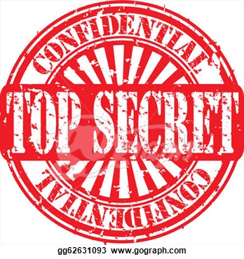 Stock Illustration   Grunge Top Secret Rubber Stamp Vec  Clipart