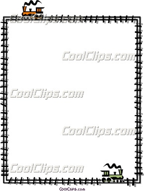 Train Background Vector Clip Art