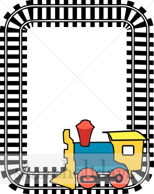 Train Track Border Clipart   Clipart Panda   Free Clipart Images