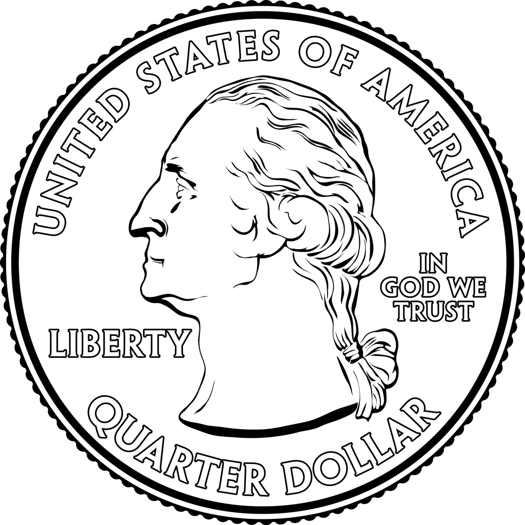 Back Of Quarter Clipart Images   Pictures   Becuo