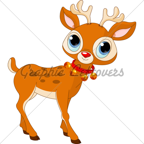 Big Buck Reindeer Clipart