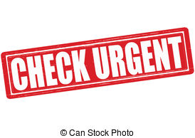 Check Urgent   Stamp With Text Check Urgent Inside Vector