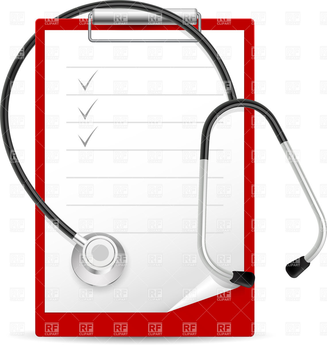 Checklist   Have A Medical Download Royalty Free Vector Clipart  Eps