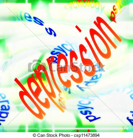 Depression Clipart Concept Depression Stock