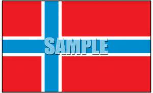Flag Of Norway   Royalty Free Clipart Picture