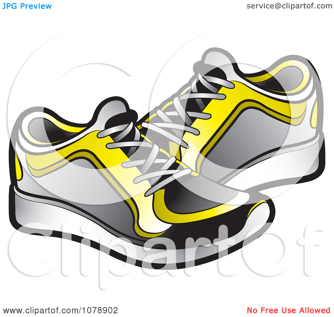 Pair Of Running Shoes Clipart Pair Of Running Shoes Clipart