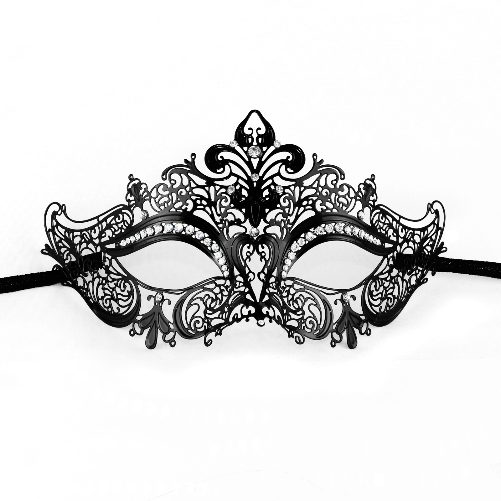 Venetian Design Mardi Gras Metal Masquerade Mask Dress Up Party Ball