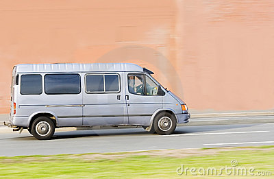 White Gray Blank Shuttle Bus Of Business Vehicles Series 