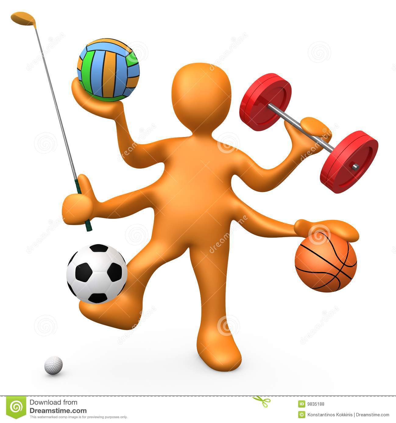 Athletic Clipart Athletic Person