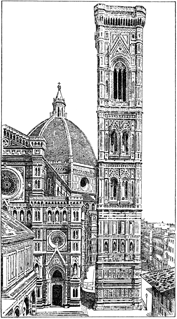 Cathedral And Bell Tower   Clipart Etc
