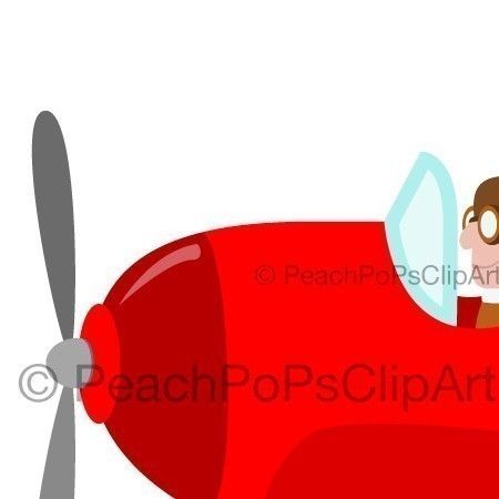Clip Art Airplane Clipart Digital Planes And Sky   Sweetbrynna Com