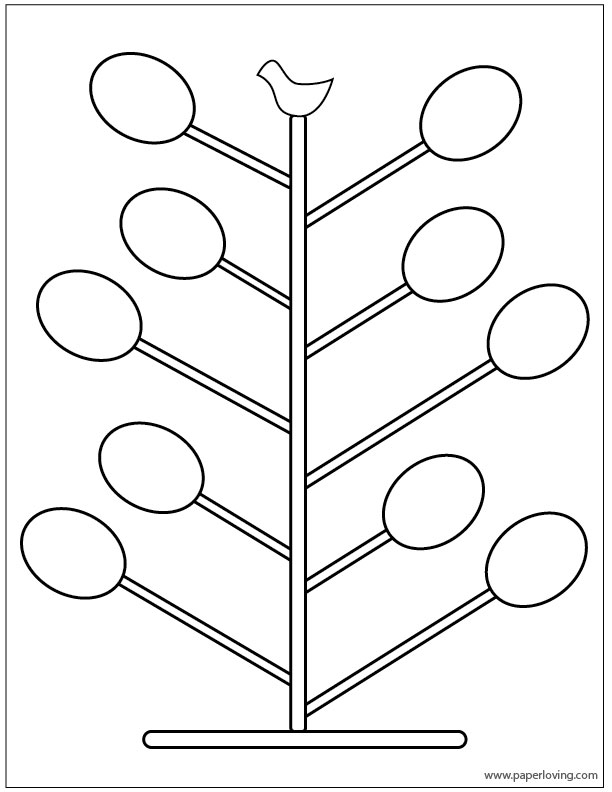 Coloring Pages Of Empty Tree Image