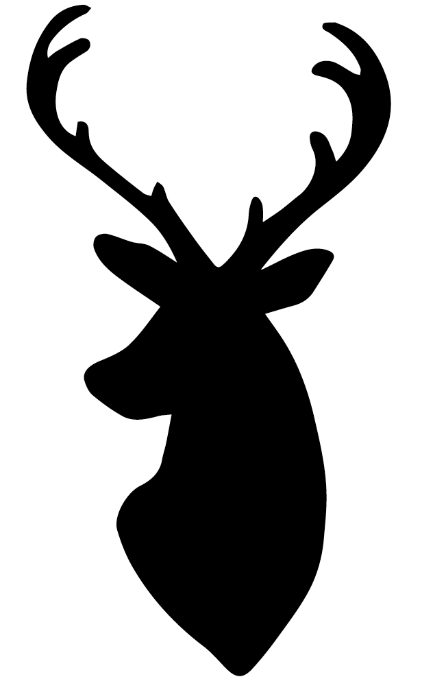 Deer Head Silhouette Pillow How To