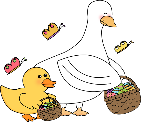 Easter Duckling Clipart Easter Ducks With Easter