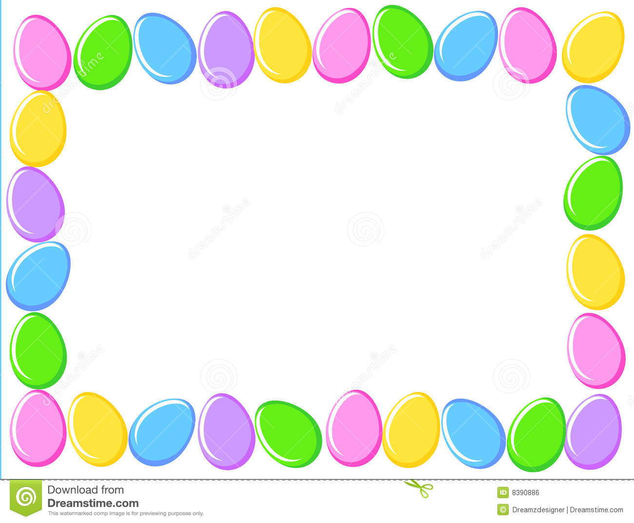 Easter Egg Border Clipart   Clipart Panda Free Clipart Images