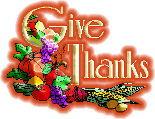 Free Thanksgiving Signs And Greetings Myspace Clipart Graphics
