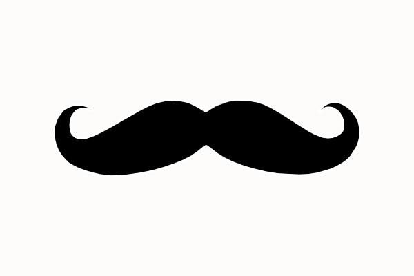 Handlebar Mustache Clip Art   Cliparts Co