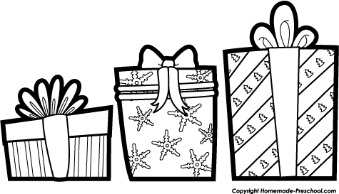 Present Clipart Black And White   Clipart Panda   Free Clipart Images