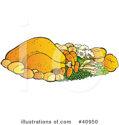 Royalty Free Meal Clipart Illustration 40950 Meal Clipart