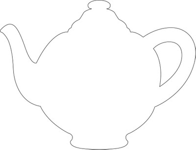 Teapot Outline   Clipart Best
