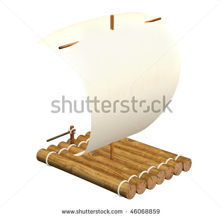 Wooden Raft Stock Photos Illustrations And Vector Art