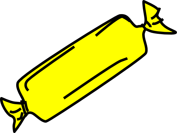 Yellow Candy Bar Clip Art At Clker Com   Vector Clip Art Online    