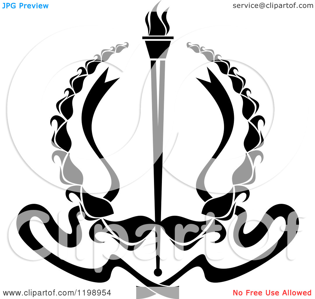 Arm Clipart Black And White Clipart Of A Black And White Heraldic Coat    