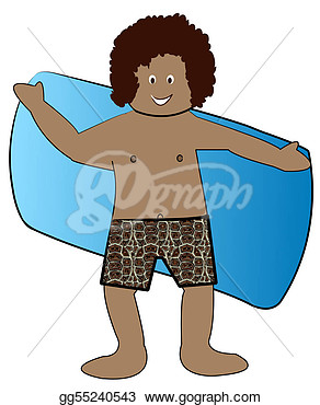 Bathing Suit Drying Off With Towel   Clipart Illustrations Gg55240543