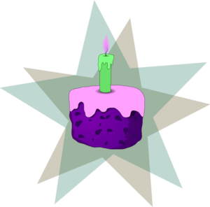 Birthday Cake   Vector Clip Art