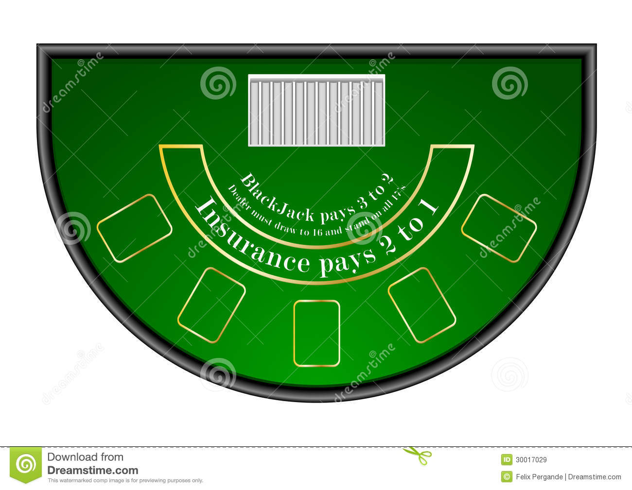 Black Jack Table Royalty Free Stock Images   Image  30017029