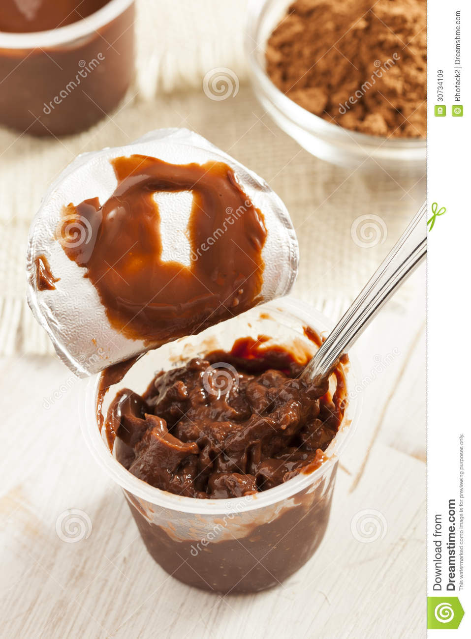 Chocolate Snack Pack Pudding Cup Royalty Free Stock Images   Image    