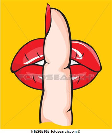 Clipart   Silence Sign   Fotosearch   Search Clip Art Illustration