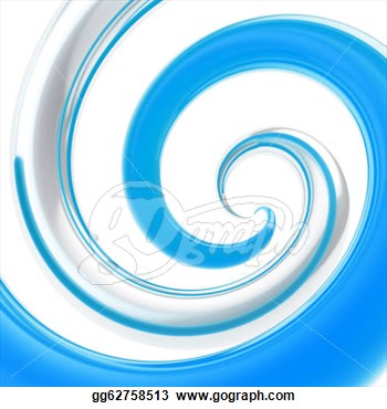 Clipart   Twirled Vortex As Colorful Abstract Background Made Of Blue