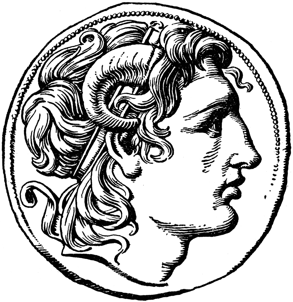 Coin Of Alexander The Great   Clipart Etc