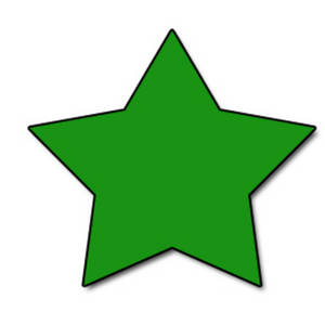 Description  This Free Web Graphic Clipart Picture Shows A Green Star
