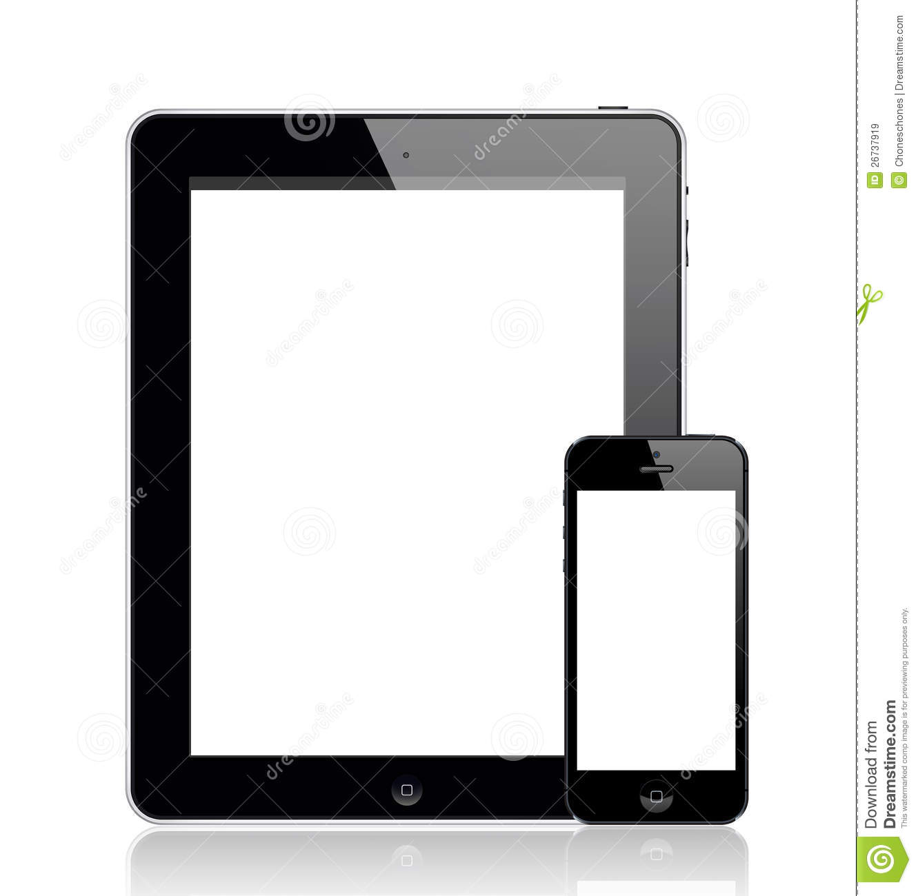 Iphone 5 Clipart Black And White Ipad 3 And Iphone 5 Black