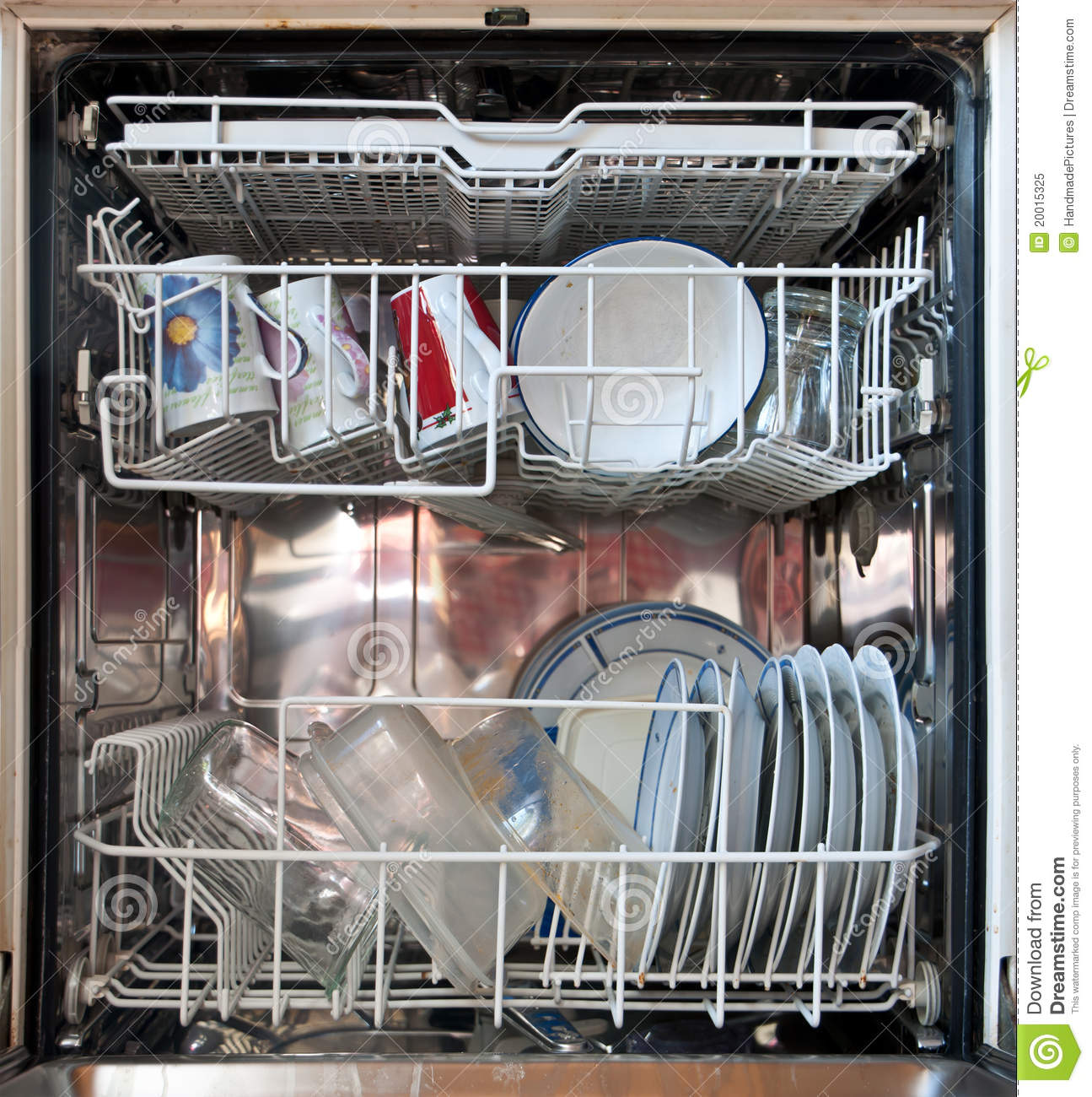Open Dishwasher Royalty Free Stock Photo   Image  20015325