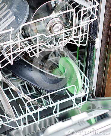 Open Dishwasher Stock Photos   Image  30584373