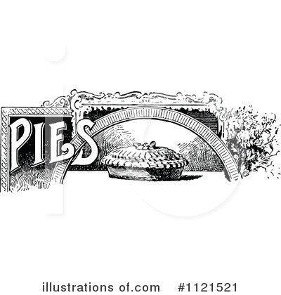 Pie Clipart  1121521   Illustration By Prawny Vintage