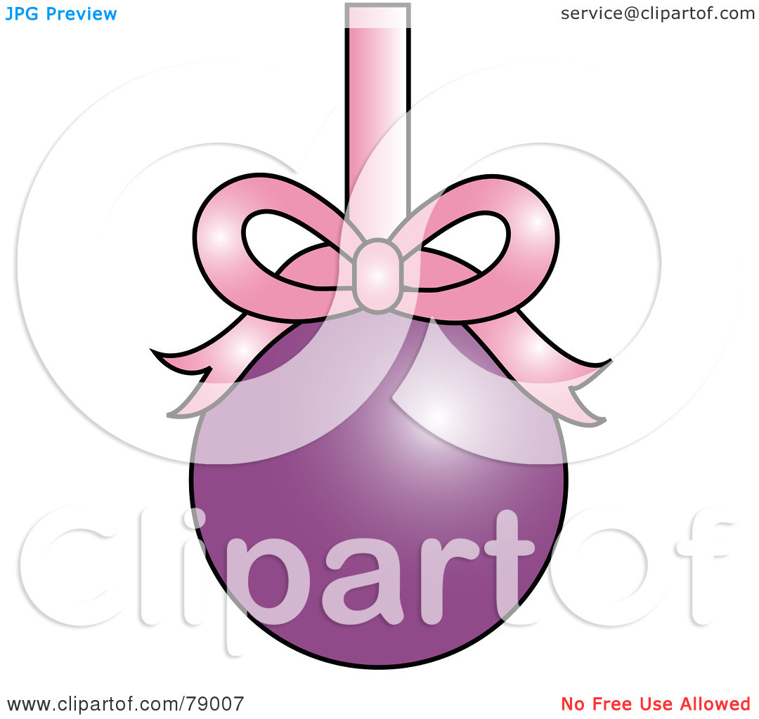 Purple Ornament Clipart Royalty Free Rf Clipart