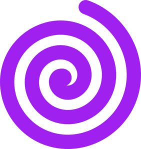 Purple Spiral Clip Art At Clker Com   Vector Clip Art Online Royalty    