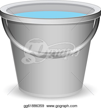 Stock Illustration   A Bucket Of Water  Clipart Illustrations