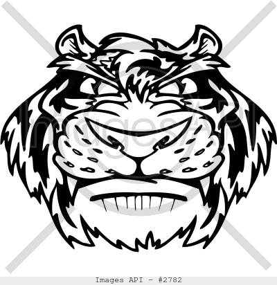Tiger Black And White Clip Art