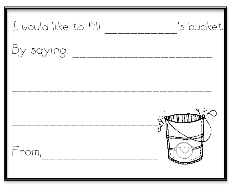 What The Teacher Wants   Are You A Bucket Filler