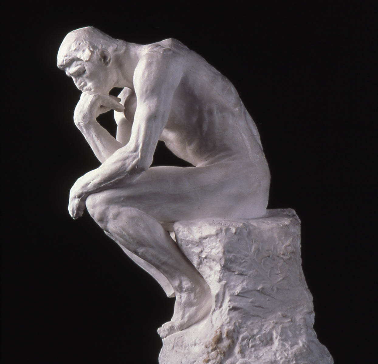 Auguste Rodin  French 1840 1917  The Thinker 1880 Plaster 15  X 7    