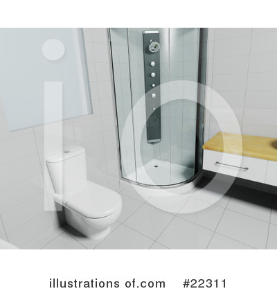 Bathroom Clipart  22311 By Kj Pargeter   Royalty Free  Rf  Stock