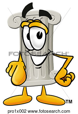 Clipart   Pillar Pointing At You  Fotosearch   Search Clip Art
