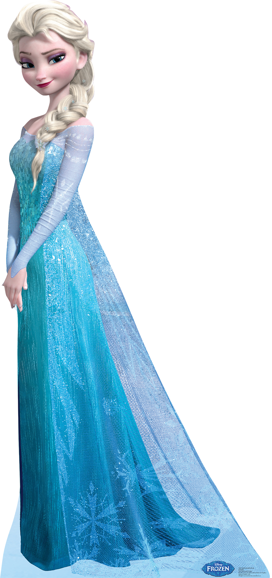 Details About Snow Queen Elsa Disney Frozen Lifesize Cardboard Cutout
